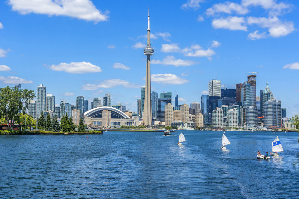 large cities like Toronto and Vancouver