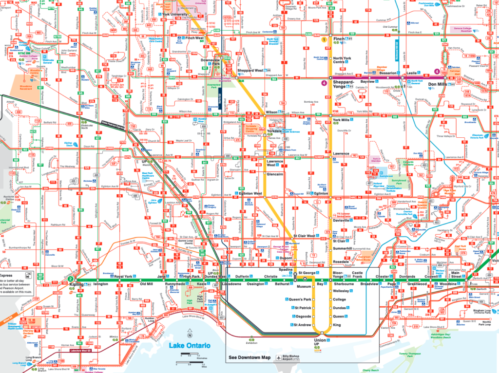 Toronto transit maps