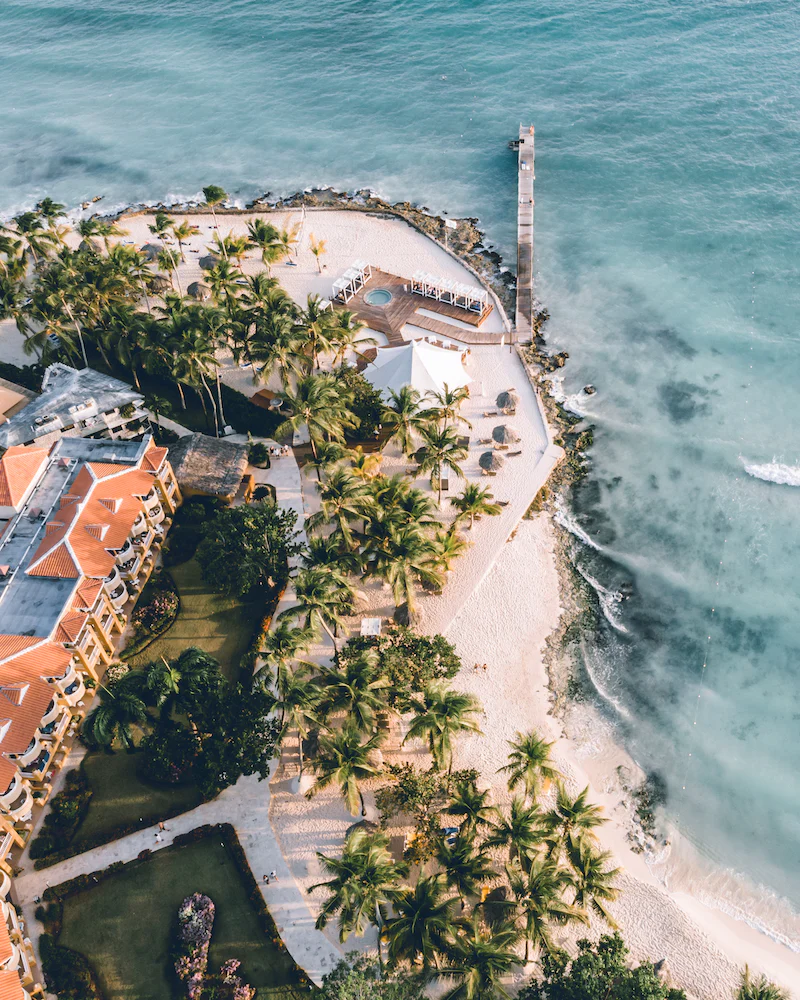 a beachside resort in the Dominican Republic