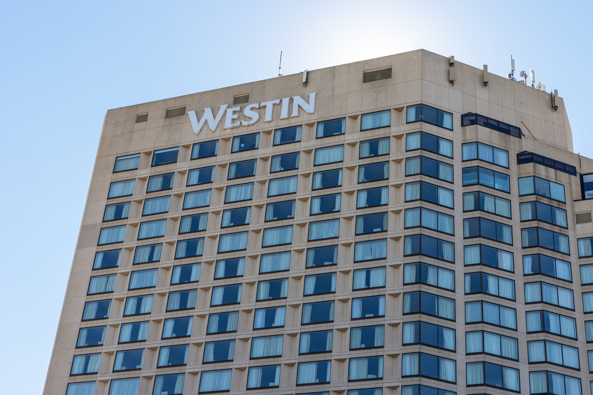 Westin hotel in downtown of Ottawa