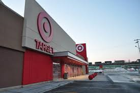 A target store with a red and white sign.