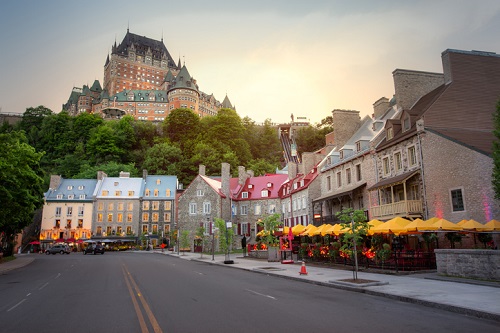 Quebec city, quebec, canada.