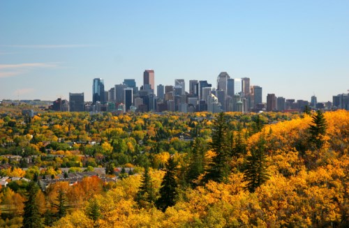 Edmonton skyline in the fall - stock videos & royalty-free footage.