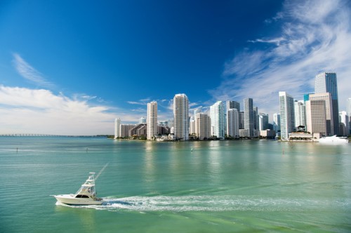 Miami, florida, u.s. stock photo.