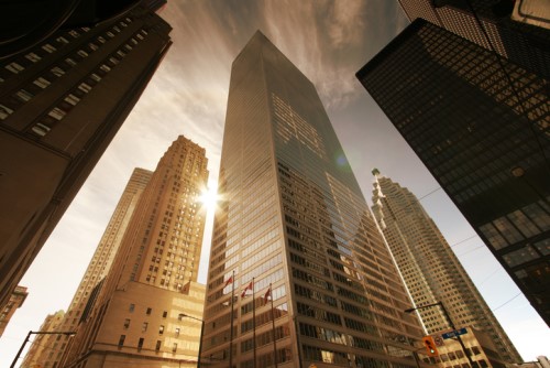 Toronto skyscrapers — stock photos & royalty-free footage.