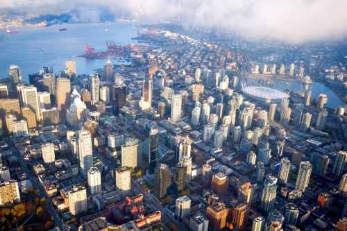 An aerial view of the city of vancouver - vancouver stock videos & royalty-free footage.
